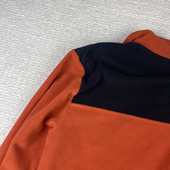 The North Face Pullover Men S 1/4 Snap Fleece TKA Glacier Jacket Orange Outdoor - Picture 16 of 16
